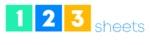 123 Sheets logo