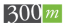 300 m logo