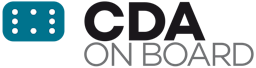 CDA ON BOARD logo