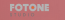 Fotone Studio logo