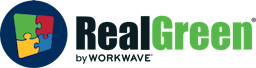 RealGreen logo